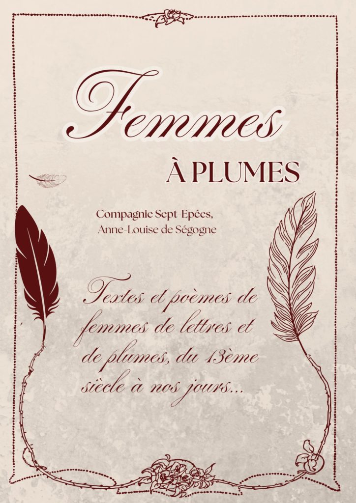 affiche femmes à plumes